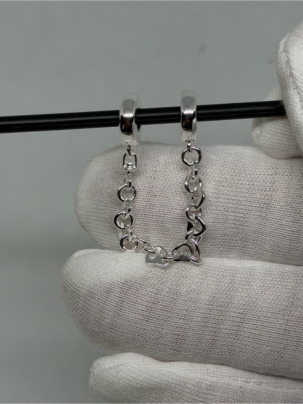 Pandora Linked Hearts Safety Chain 792274C00-05 - Picture 3 of 3